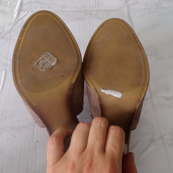Mickael kors suede clogs 9 - Picture 8 of 11